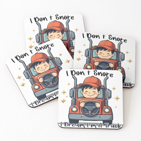 Item preview, I Don’t Snore I Dream I’m A Truck Cute Boy Trucker Shirt designed and sold by Design-Pro-21.