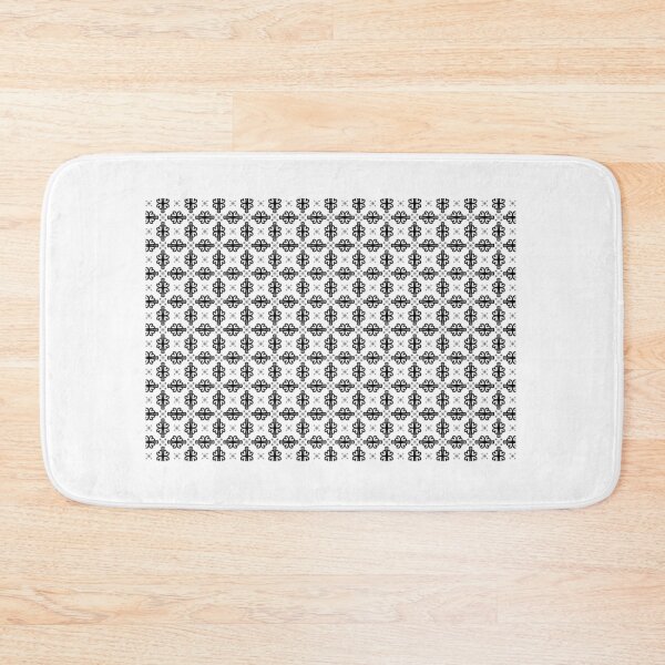 Item preview, Elegant Black and White Geometric Seamless Pattern - Intricate Monochromatic Motif designed and sold by NgernPhanLan.