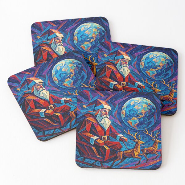 Item preview, Santa Claus and his reindeer around the world designed and sold by Helios Be. Lavsh.