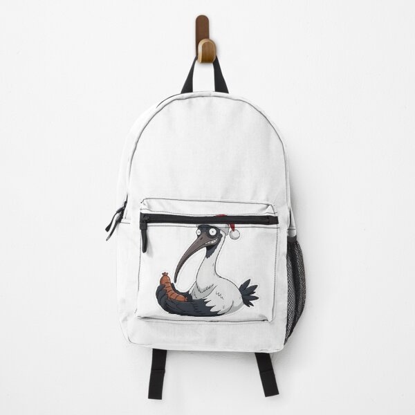 Item preview, Funny anime-style Australian Christmas bin chicken ibis designed and sold by Boo-Buddy.