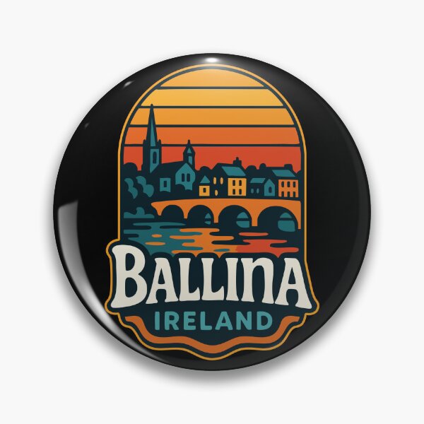 Item preview, Ballina Ireland Retro Travel designed and sold by TomFrontierArt.