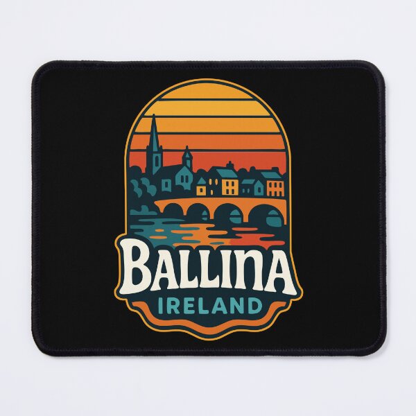 Item preview, Ballina Ireland Retro Travel designed and sold by TomFrontierArt.