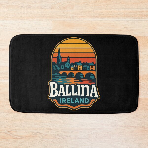 Item preview, Ballina Ireland Retro Travel designed and sold by TomFrontierArt.