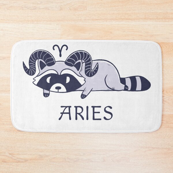 Item preview, Aries Raccoon Lazy Zodiac  designed and sold by Iqrapixels.