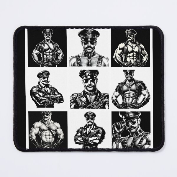 Item preview, Gay Leather Daddy Power Tom of Finland Tribute Berlin German Pride Graphic Design designed and sold by ItsAKinkThing.