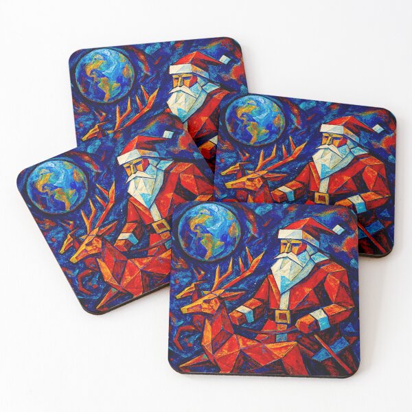 Item preview, Santa Claus and his reindeer around the world#1 designed and sold by Helios Be. Lavsh.