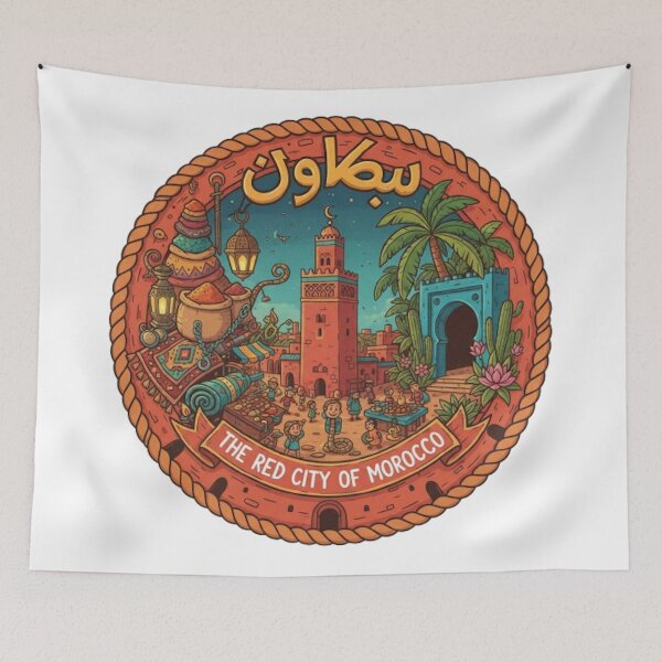Item preview, THE RED CITY OF MOROCCO designed and sold by likbatonboot.