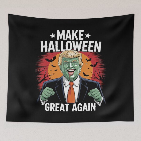 Item preview, Make Halloween Great Again Trump Vampire  designed and sold by RuthGAArt.
