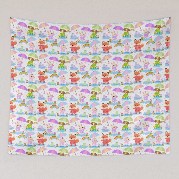 Item preview, Baby Shower Rainy Day Seamless designed and sold by KJackArtwork.