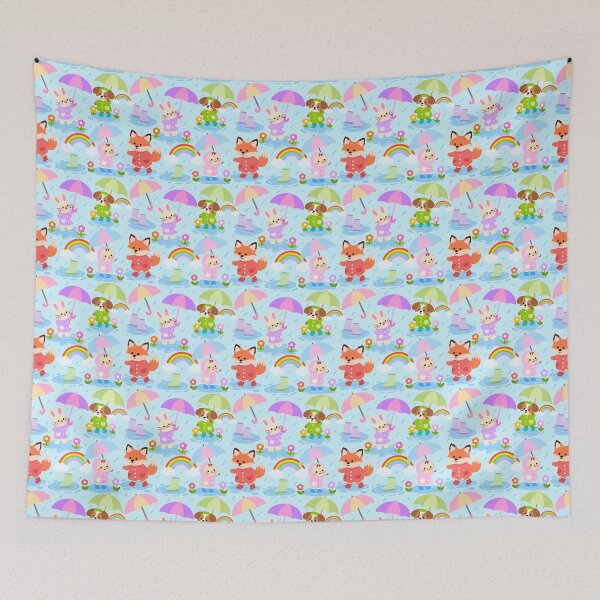 Item preview, Baby Shower Rainy Day Seamless designed and sold by KJackArtwork.