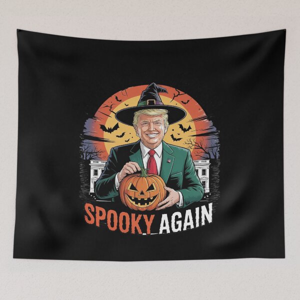 Item preview, Make Halloween Great Again Trumpkin Trump Jack O Lantern 1 designed and sold by RuthGAArt.