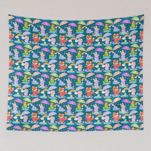 Item preview, Baby Shower Rainy Day Seamless designed and sold by KJackArtwork.