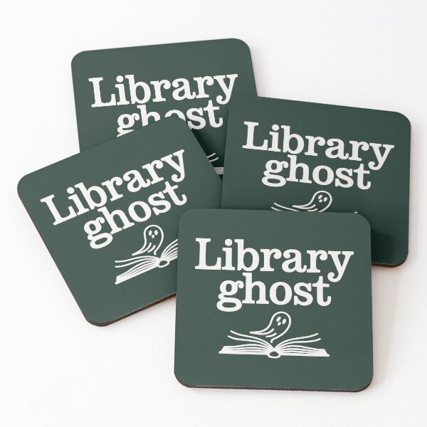 Item preview, Library Ghost – Whimsical Book Spirit with Vintage Vibes designed and sold by SplashTastic.