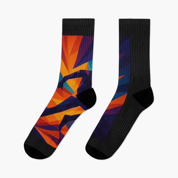Item preview, THE CHAMP | Unique Owlic Colorful Cubist Runner Art Design | Vibrant Dynamic Geometric Motion Artwork designed and sold by Owlic.artwear.