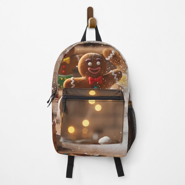 Item preview, Gingerbread Friends Dancing in Falling Sugar Snow designed and sold by Koalangel.
