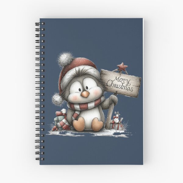 Item preview, Merry Christmas Penguin designed and sold by MarigoldandLily.