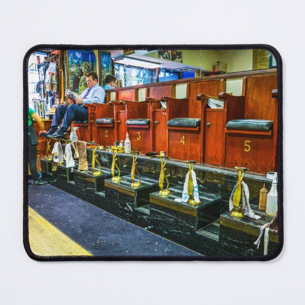 Item preview, New York City, Colorful Shoe Shine Station designed and sold by Paul Thompson Photography.