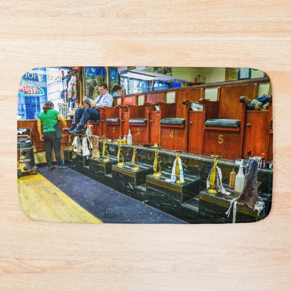 Item preview, New York City, Colorful Shoe Shine Station designed and sold by Paul Thompson Photography.