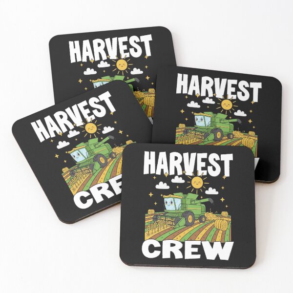 Item preview, HARVEST CREW combine harvester tractors farm farmer farming harvesting fields and crops designed and sold by Jt41.
