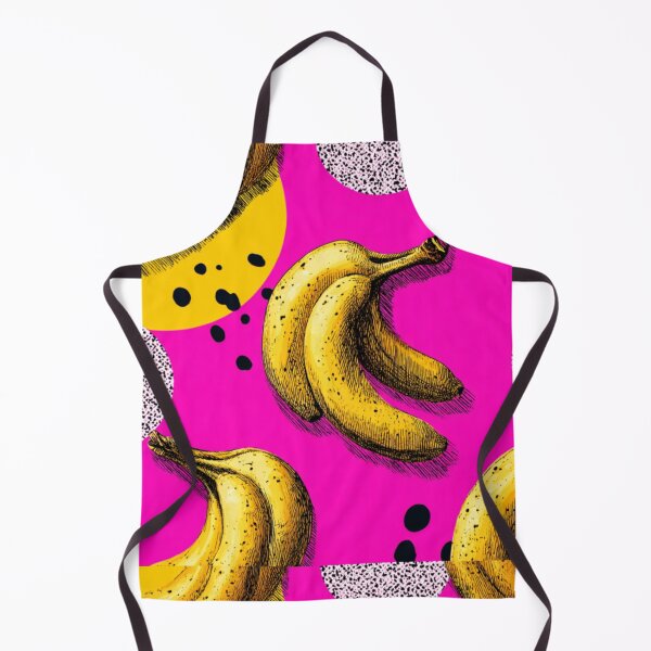Item preview, Yellow pink bananas pattern designed and sold by SmileshareShop.