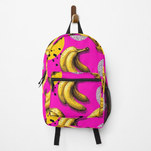 Item preview, Yellow pink bananas pattern designed and sold by SmileshareShop.