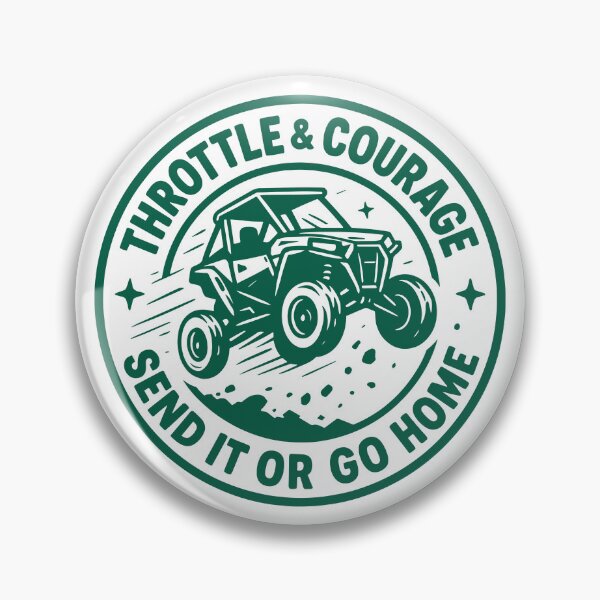 Item preview, Throttle & Courage – Send It or Go Home Off-Road UTV designed and sold by SnappyPNG.
