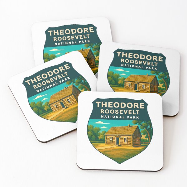 Item preview, Pegatina del Parque Nacional Theodore Roosevelt designed and sold by Ismeal Von.