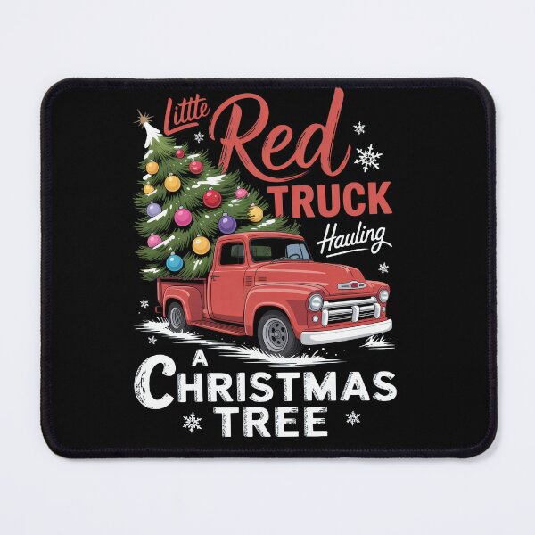 Item preview, Vintage Red Truck Christmas Tree – Classic Holiday Design designed and sold by ThreadAlchemys.