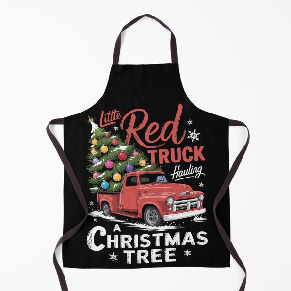 Item preview, Vintage Red Truck Christmas Tree – Classic Holiday Design designed and sold by ThreadAlchemys.