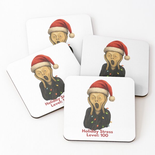 Item preview, The Scream Christmas Parody – Holiday Stress Humor designed and sold by SVALANART.