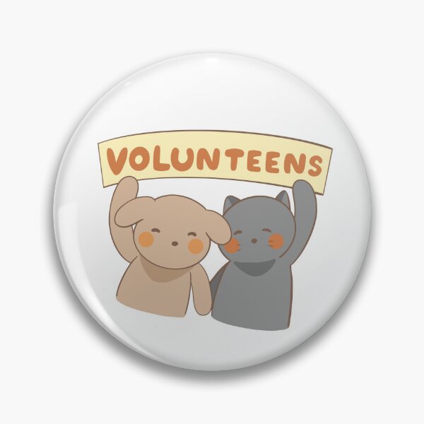 Item preview, Volunteens Cute Dog Cat Youth Volunteer Gift designed and sold by Porpor Artwork.
