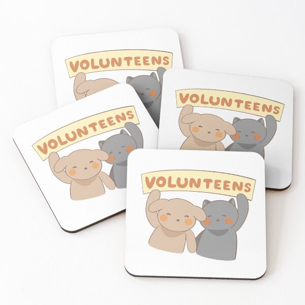 Item preview, Volunteens Cute Dog Cat Youth Volunteer Gift designed and sold by Porpor Artwork.
