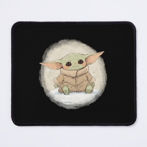 Item preview, BABY YODA IN THE SNOW designed and sold by LIS AND MELIVERSO.