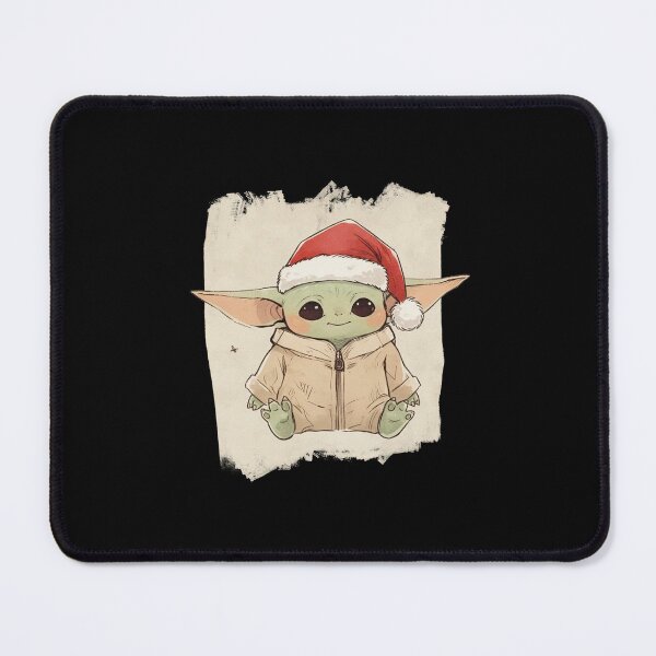 Item preview, BABY YODA WITH SANTA HAT designed and sold by LIS AND MELIVERSO.