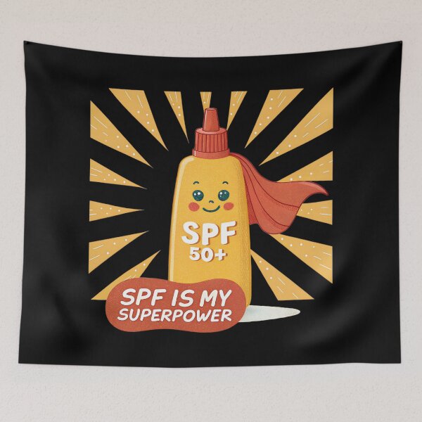 Item preview, SPF Is My Superpower – Dermatology Sunscreen Superhero Design designed and sold by VividOrganica.