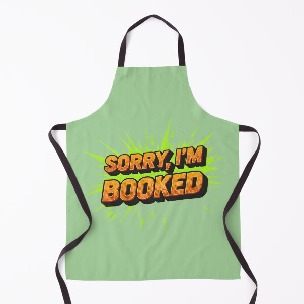 Item preview, "Sorry I'm Booked" Pop Art Tee designed and sold by InkWeaveShop.