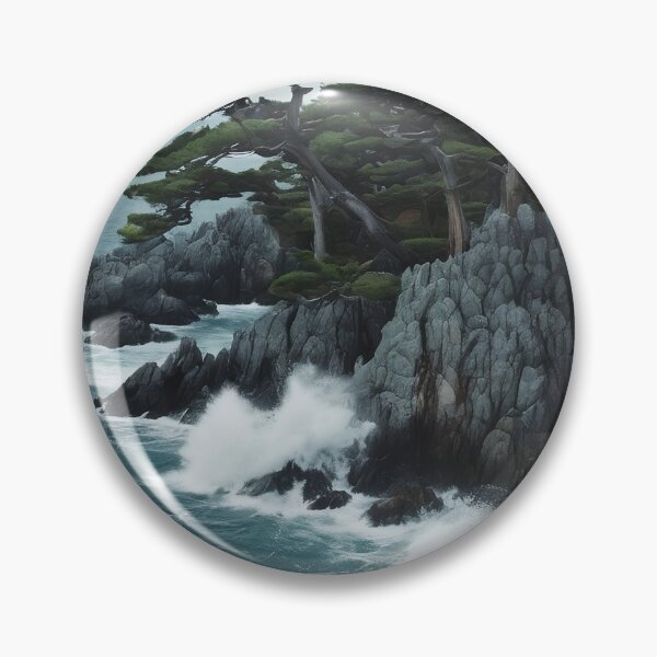 Item preview, "Marine Forest on Cliffs" designed and sold by Schoenenwald - Illustrations Uniques et Originales.