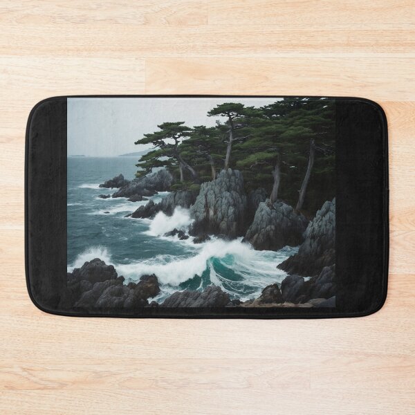 Item preview, "Marine Forest on Cliffs" designed and sold by Schoenenwald - Illustrations Uniques et Originales.