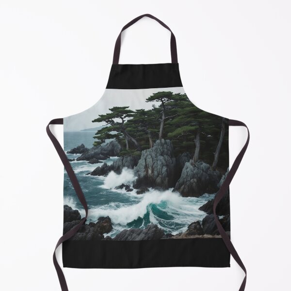 Item preview, "Marine Forest on Cliffs" designed and sold by Schoenenwald - Illustrations Uniques et Originales.