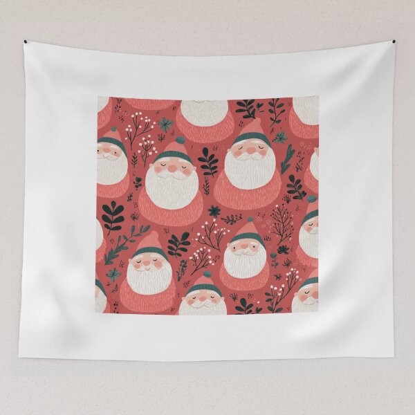Item preview, Delightful santa winter pattern designed and sold by SmileshareShop.