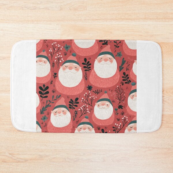 Item preview, Delightful santa winter pattern designed and sold by SmileshareShop.