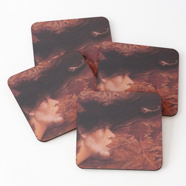 Item preview, La bourrasque (The Squall) - Lucien Levy Dhurmer - Autumn storm designed and sold by forgottenbeauty.