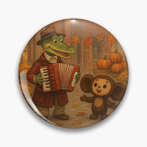 Item preview, Cheburashka & Gena's Thanksgiving Song designed and sold by Russian101.