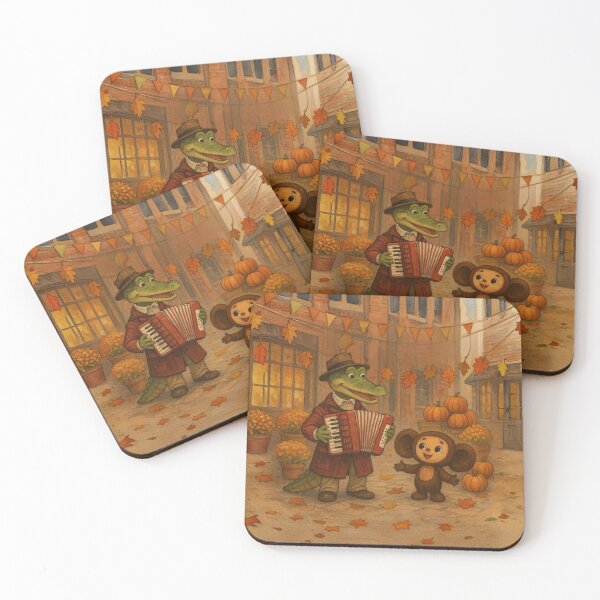 Item preview, Cheburashka & Gena's Thanksgiving Song designed and sold by Russian101.