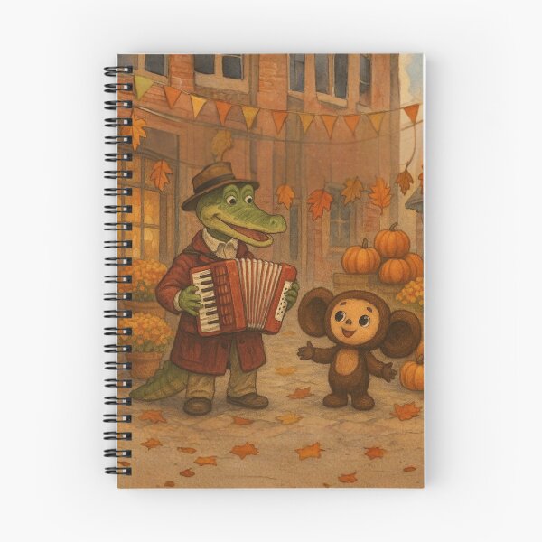 Item preview, Cheburashka & Gena's Thanksgiving Song designed and sold by Russian101.