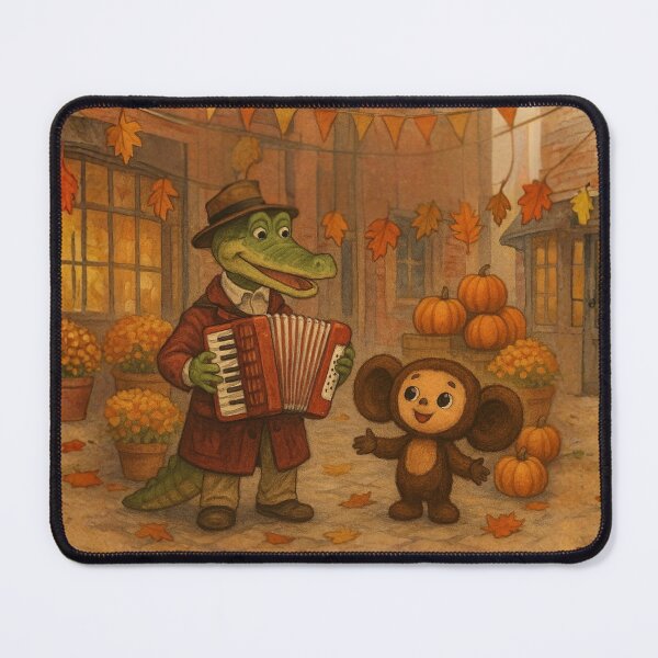 Item preview, Cheburashka & Gena's Thanksgiving Song designed and sold by Russian101.