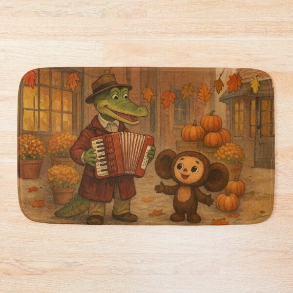 Item preview, Cheburashka & Gena's Thanksgiving Song designed and sold by Russian101.