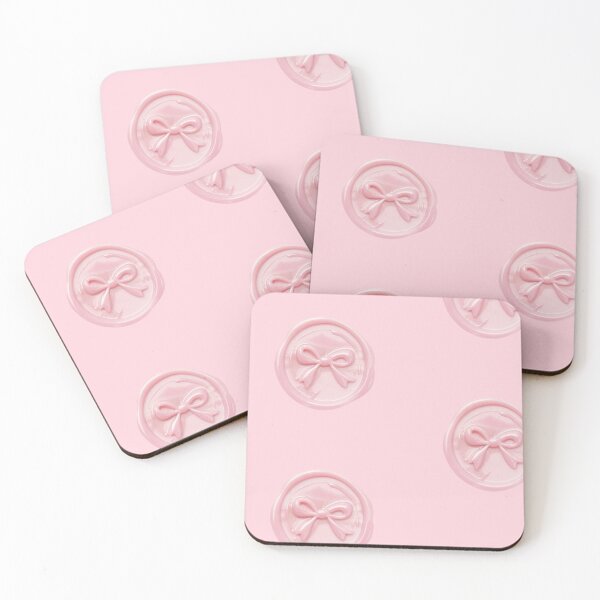 Item preview, Pink Wax Seal Bow Sticker | Aesthetic Pastel Stamp Design | Cute Girly Cottagecore Art designed and sold by meepmeep52.