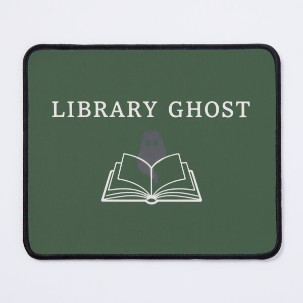 Item preview, Library Ghost – Minimalist Book Spirit with Dark Academia Vibe designed and sold by SplashTastic.