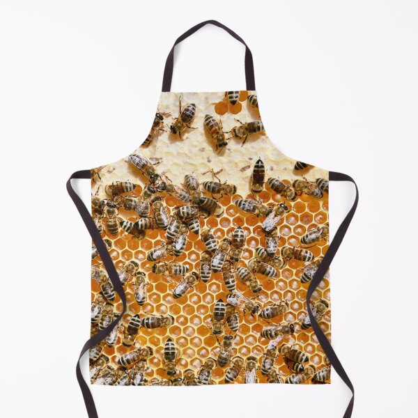 Item preview, Honeycomb with bees – Social structure / Swiss Artwork Photography designed and sold by Raphael Wolf.